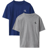 Calvin Klein Gryhtr / Estateblue-Blue 2-Pak Monogram T-Shirt Ss