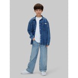 Calvin Klein Beckford-Blue Ck Lt Wt Denim Skjorte