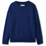 Calvin Klein Estate Blue-Blue Ck Merino Oversized Sweater