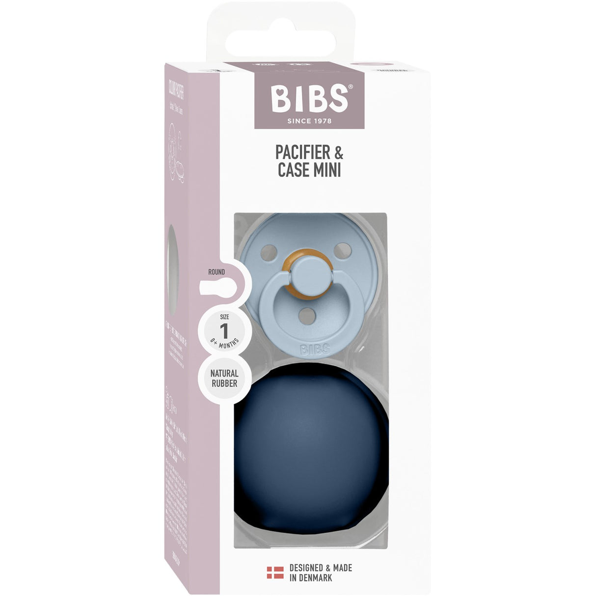 Bibs Baby Blue / Steel Blue Colour Sut Round Latex & Sut Case Mini