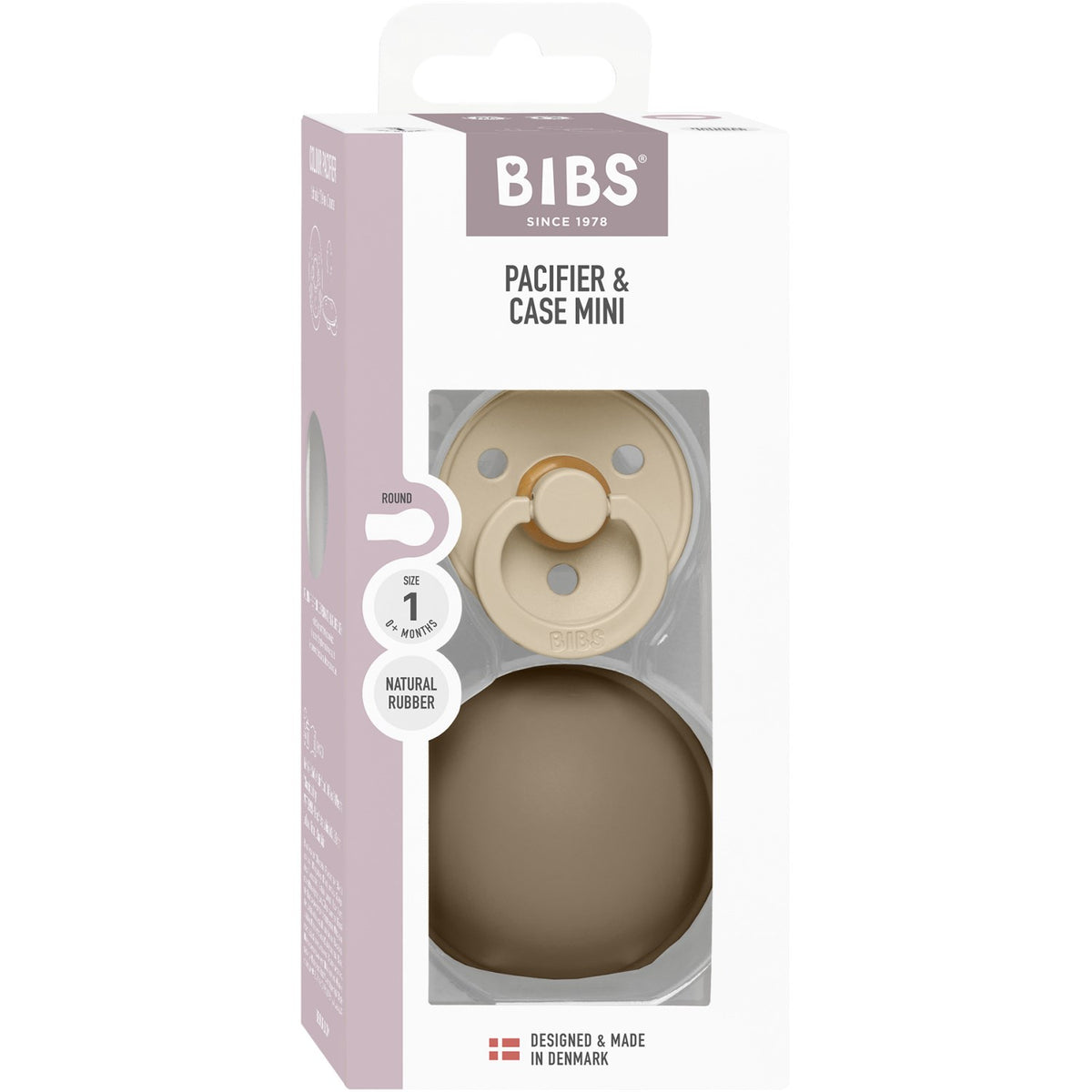 Bibs Vanilla / Dark Oak Colour Sut Round Latex & Sut Case Mini