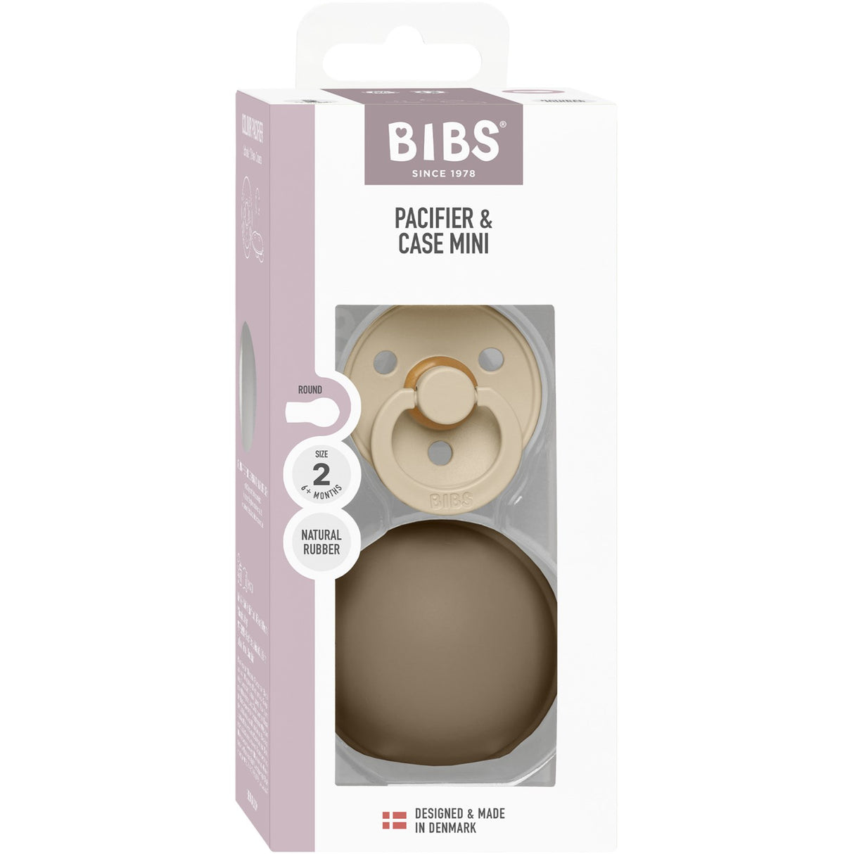 Bibs Vanilla / Dark Oak Colour Sut Round Latex & Sut Case Mini