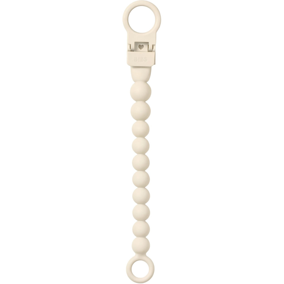 Bibs Ivory Sut Clip Beaded