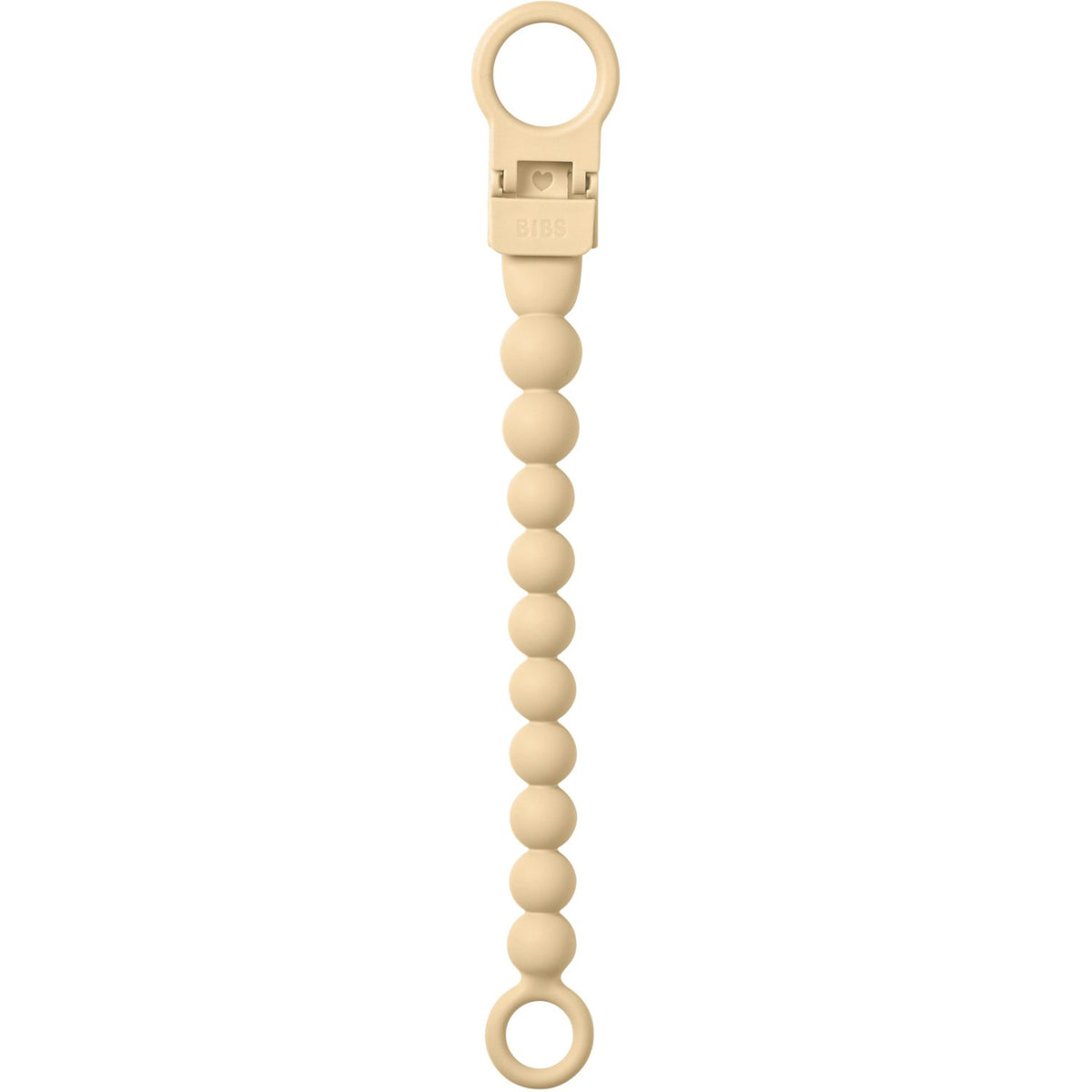 Bibs Pale Butter Sut Clip Beaded