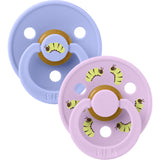 Bibs Hush / Violet Sky Studio Colour Sut Caterpillar Mix 2 Pack Latex Round