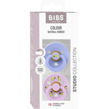 Bibs Hush / Violet Sky Studio Colour Sut Caterpillar Mix 2 Pack Latex Round