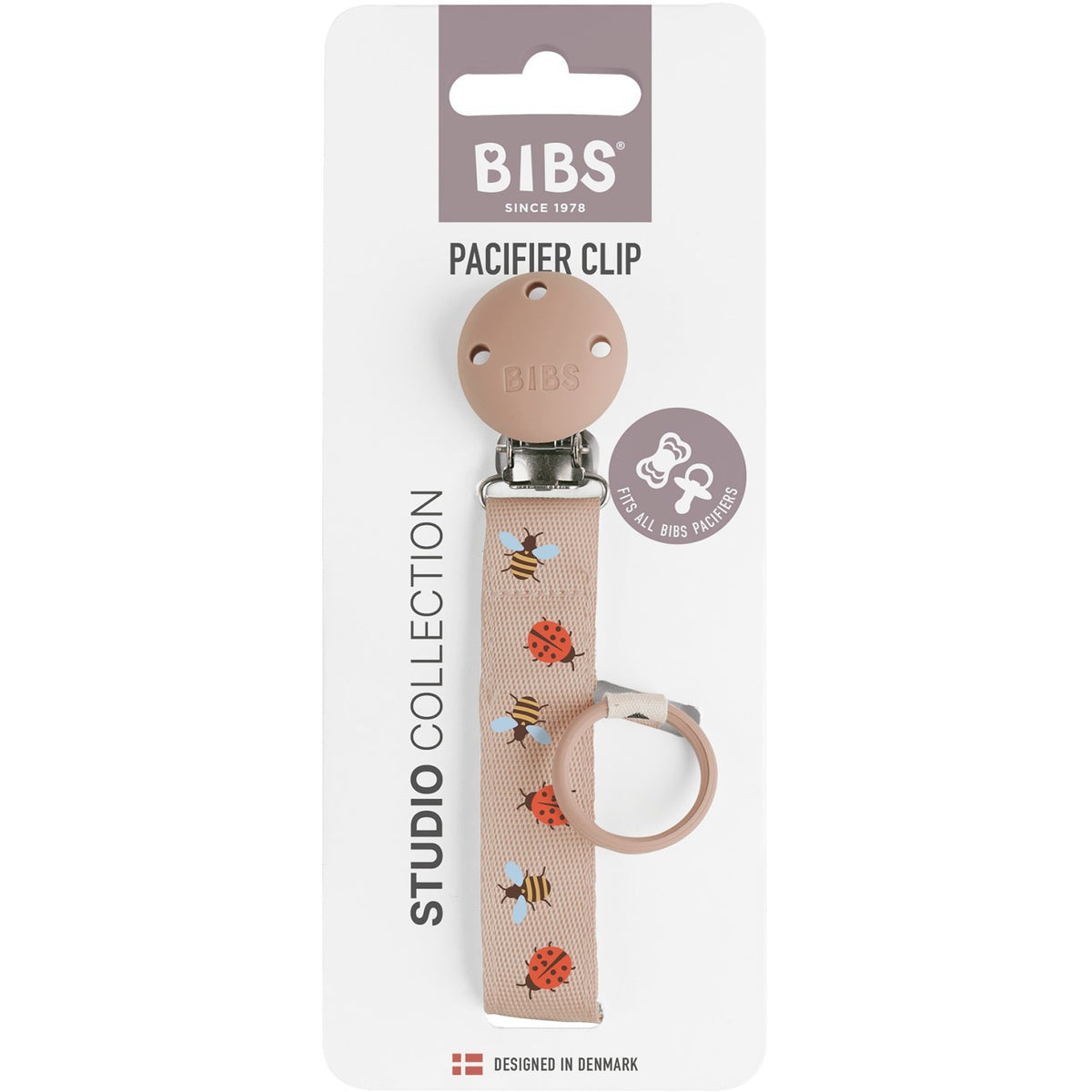 Bibs Blush Studio Sut Clip Ribbon Ladybug Bumblebee Caterpillar Mix