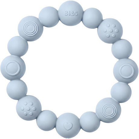 Bibs Baby Blue Bidering Beaded