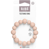 Bibs Blush Teething Ring Beaded