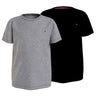 Tommy Hilfiger Medium Grey Ht/Black 2-Pack T-Shirt