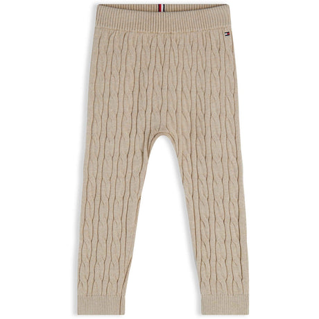 Tommy Hilfiger Gentle Gold Heather-Beige Cable Bukser