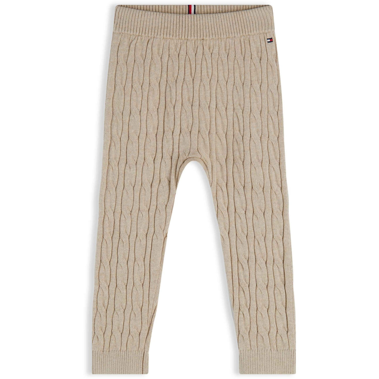 Tommy Hilfiger Gentle Gold Heather-Beige Cable Bukser