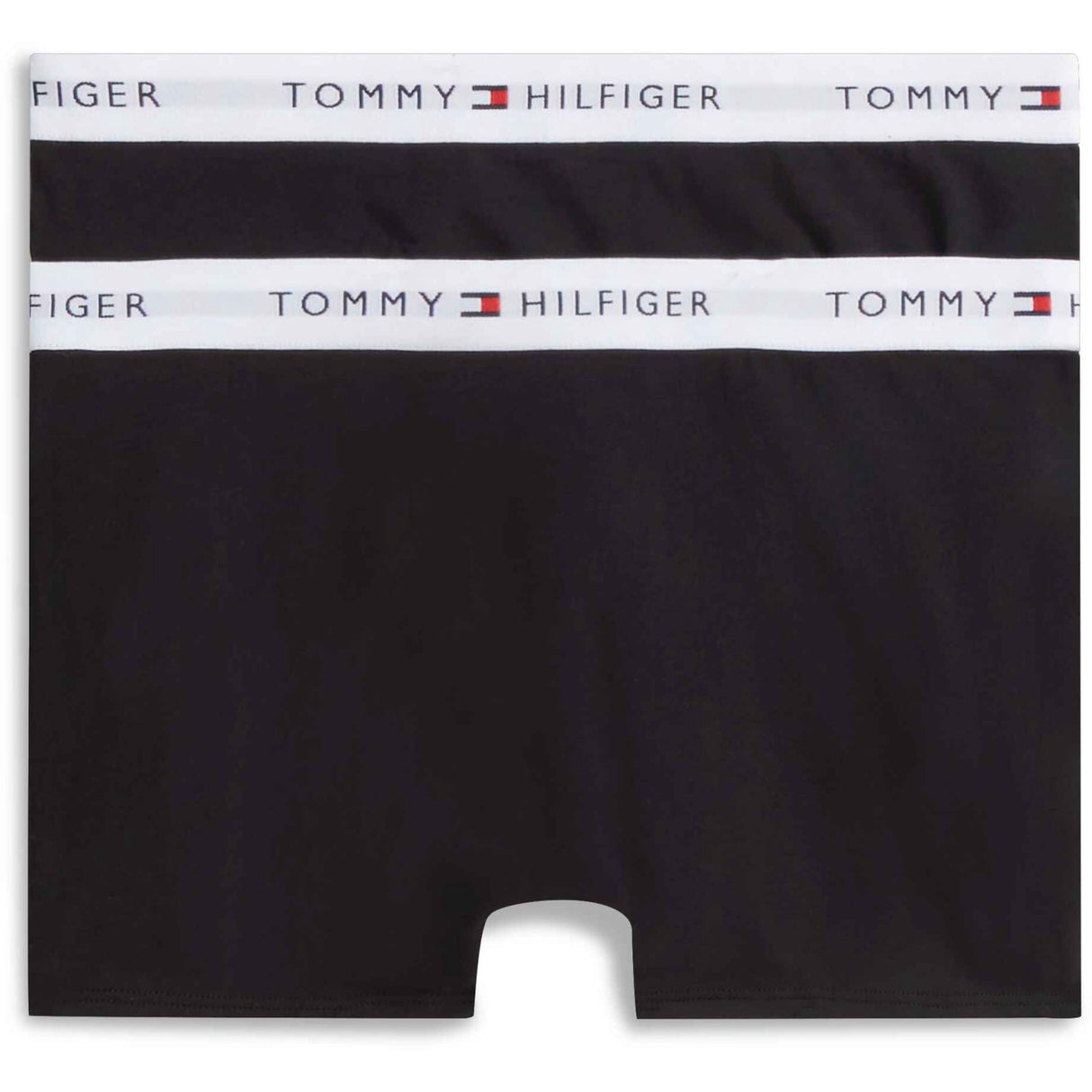 Tommy Hilfiger Black / Black-Orange 2-Pak Bomuld Trunk
