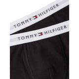 Tommy Hilfiger Black / Black-Orange 2-Pak Bomuld Trunk