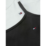 Tommy Hilfiger White / Black-Orange 2-Pak Bomuld Cami Top