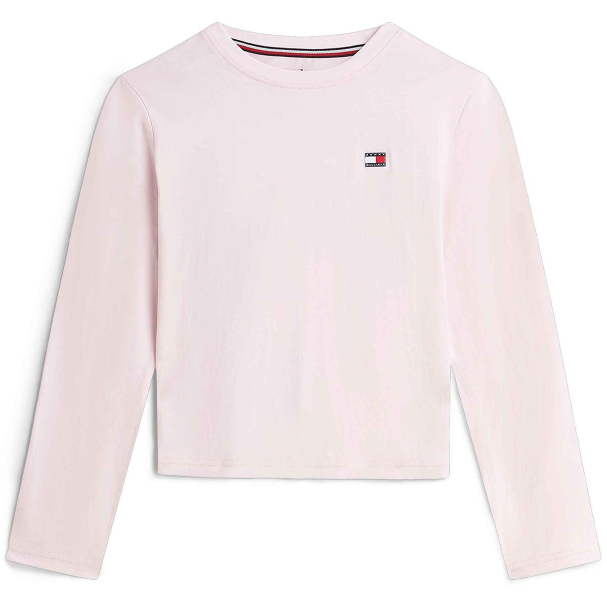 Tommy Hilfiger Lt Pink/ Lt Pink Plaid-Brown Ls Pj Sæt