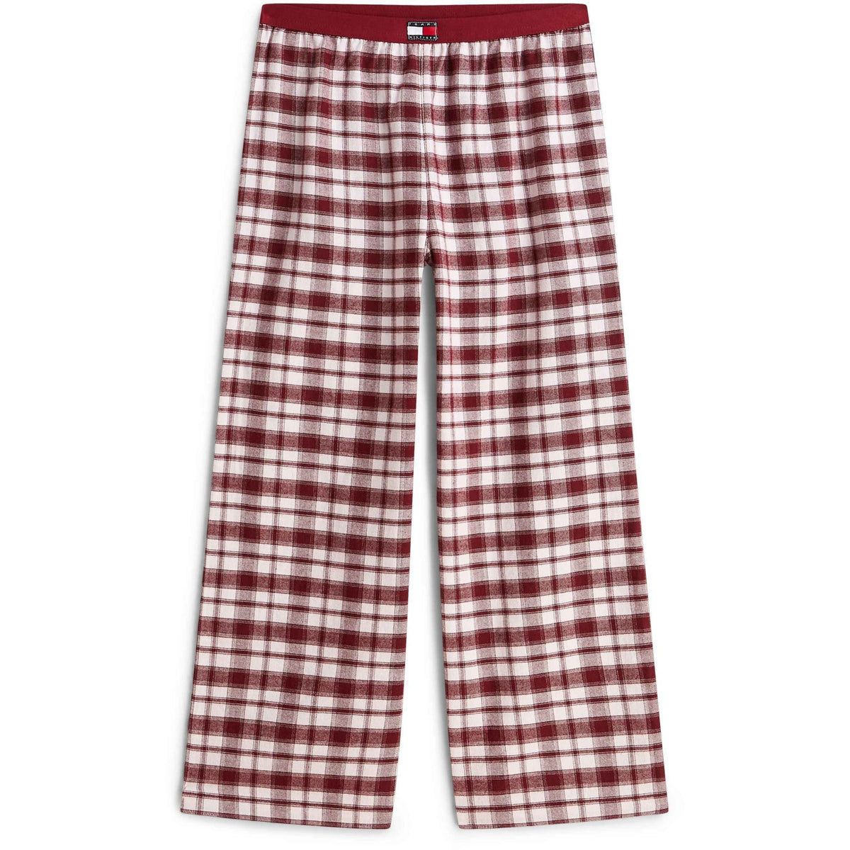 Tommy Hilfiger Lt Pink/ Lt Pink Plaid-Brown Ls Pj Sæt