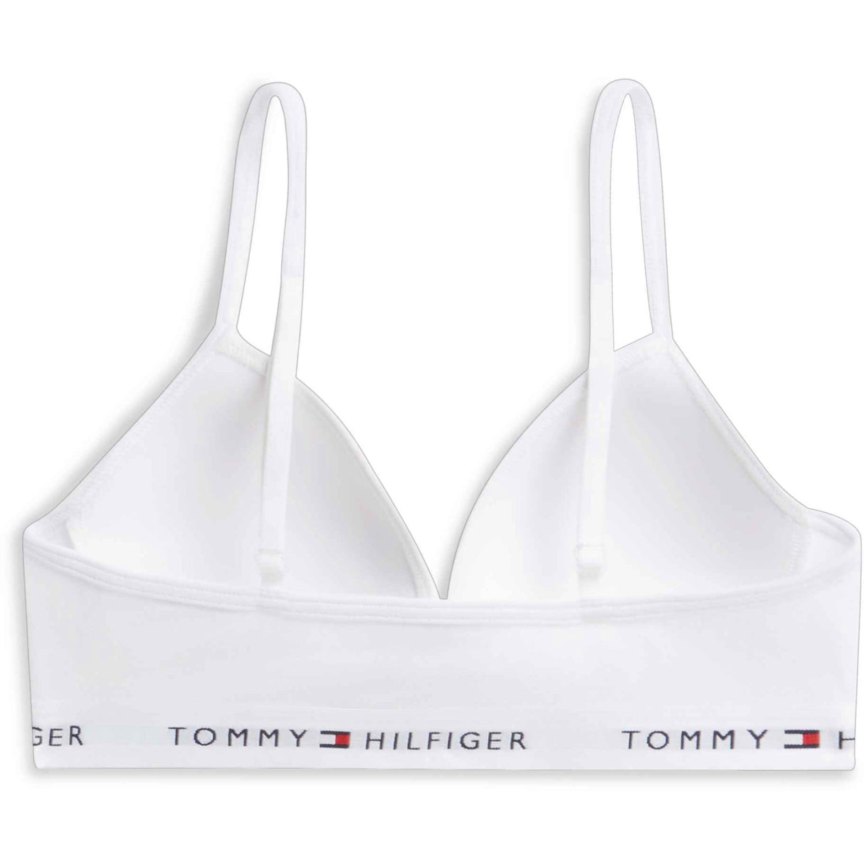 Tommy Hilfiger White-White Bomuld Fixed Foam BH