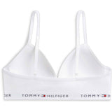 Tommy Hilfiger White-White Bomuld Fixed Foam BH