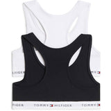 Tommy Hilfiger White / Black-Orange 2-Pak Bomuld Bralette