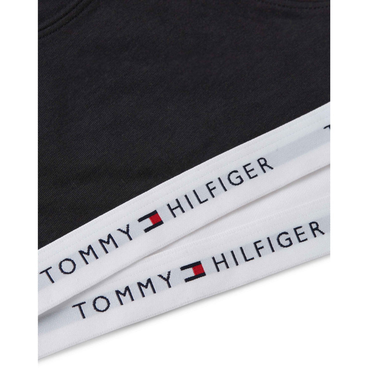 Tommy Hilfiger White / Black-Orange 2-Pak Bomuld Bralette