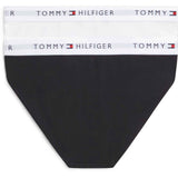 Tommy Hilfiger White / Black-Orange 2-Pak Bomuld Bikini