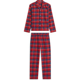 Tommy Hilfiger Check Global Stp Medium Red-Red Flannel Pj Sæt
