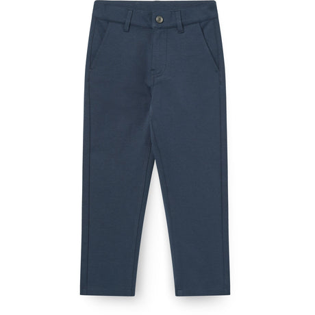 COPENHAGEN COLORS Navy Twill Bukser Med Pockets Og Adj. Waist
