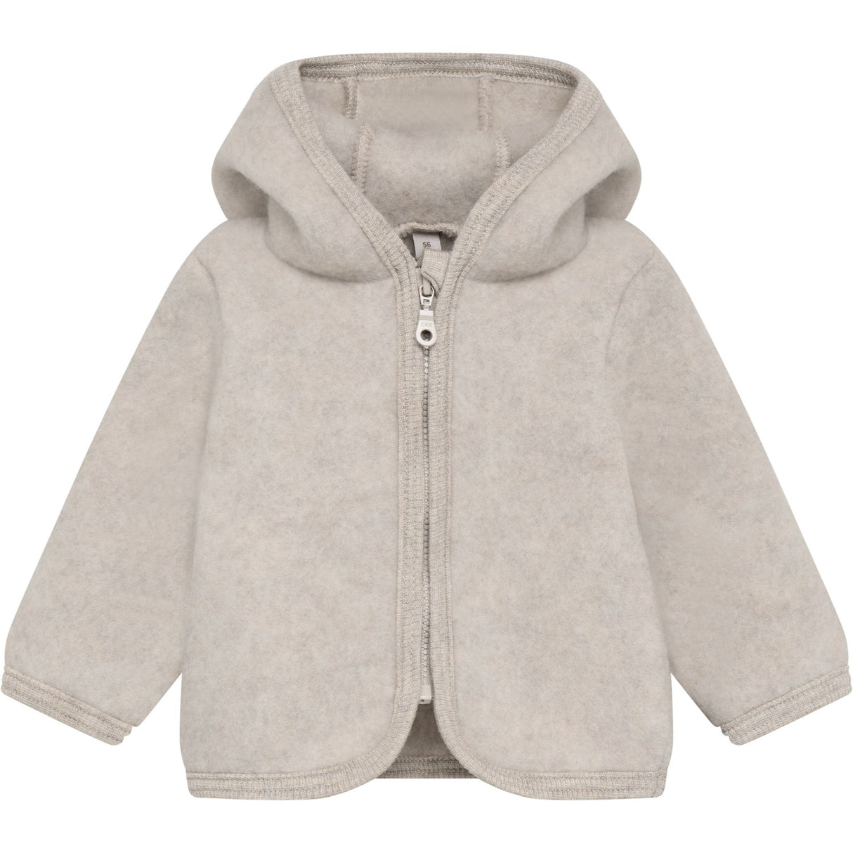 Huttelihut Camel Melange Jakke Ears Wool Fleece