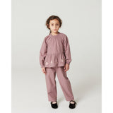COPENHAGEN COLORS Winter Rose Check Comb. Bluse M/ Flower Embroidery