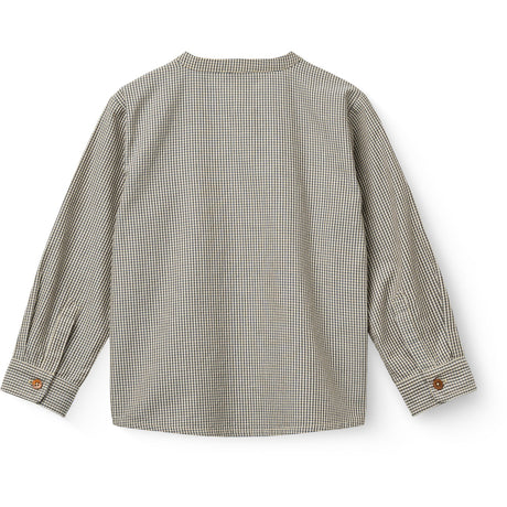 COPENHAGEN COLORS Endless Sky/ Brown Check Comb Check Skjorte M/ Placket