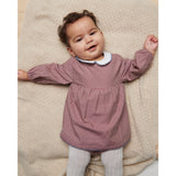 COPENHAGEN COLORS Winter Rose Check Comb. Checkered Romper Kjole M/ Krave