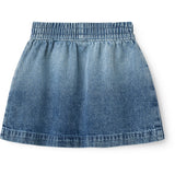 COPENHAGEN COLORS Block Spray Denim Nederdel M/ Block Spray