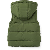 COPENHAGEN COLORS Dk. Green 2 I 1 Puffer Jakke M/ Removable Ærmer