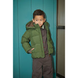 COPENHAGEN COLORS Dk. Green 2 I 1 Puffer Jakke M/ Removable Ærmer