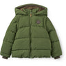 COPENHAGEN COLORS Dk. Green 2 I 1 Puffer Jakke M/ Removable Ærmer