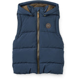 COPENHAGEN COLORS Navy 2 I 1 Puffer Jakke M/ Removable Ærmer