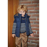 COPENHAGEN COLORS Navy 2 I 1 Puffer Jakke M/ Removable Ærmer