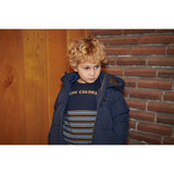 COPENHAGEN COLORS Navy 2 I 1 Puffer Jakke M/ Removable Ærmer