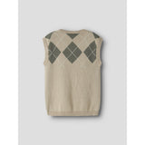 Lil'Atelier White Pepper Mulled Basil Nmmronan Strik Vest Lil