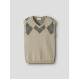 Lil'Atelier White Pepper Mulled Basil Nmmronan Strik Vest Lil