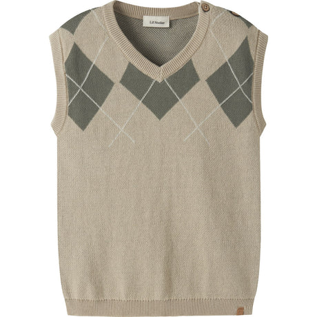 Lil'Atelier White Pepper Mulled Basil Nmmronan Strik Vest Lil