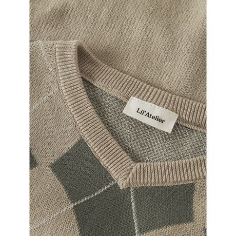 Lil'Atelier White Pepper Mulled Basil Nmmronan Strik Vest Lil