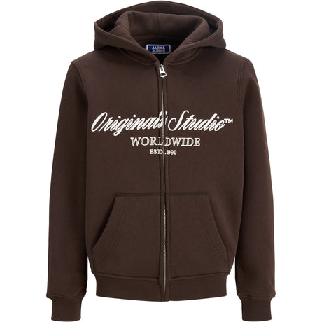 Jack & Jones Junior Java Jornorrebro Front Sweat Zip Hætte Jnr