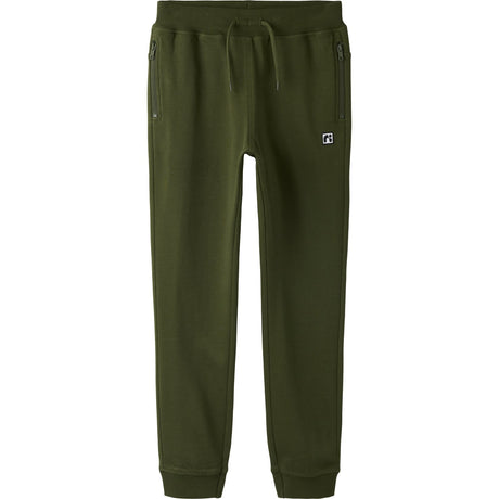 Name It Rifle Green Nkmflo Sweat Bukser Bru Noos