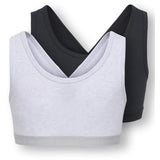 kids ONLY Super Light Grey Melange Koglola 2-P Vendbar Logo Top Acc Noos