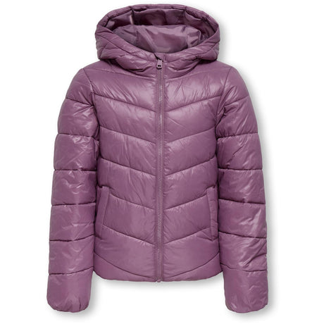 kids ONLY Grape Nectar Kogkajsa Light Quilt Hætte Jkt Otw Noos