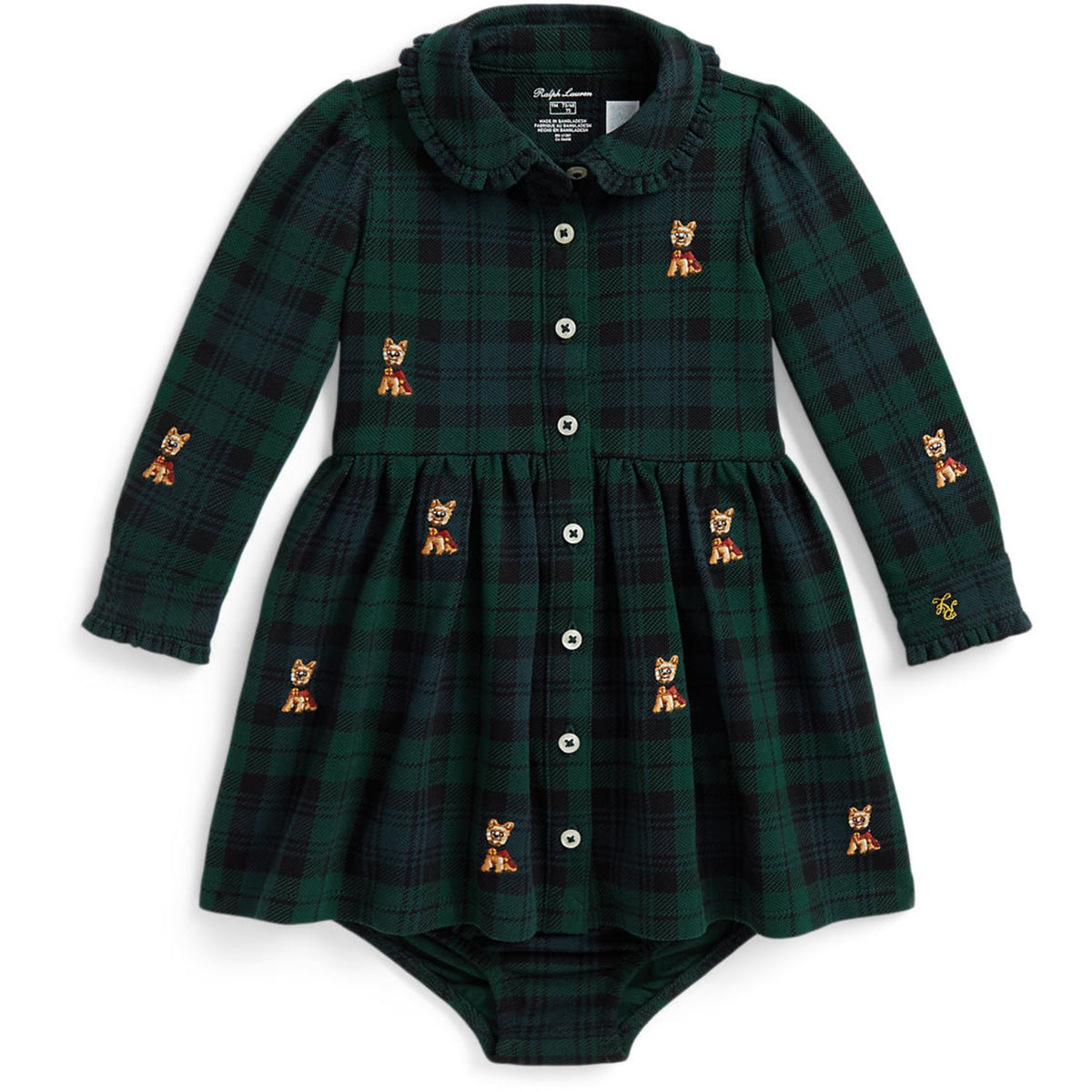 Ralph Lauren Baby Blackwatch Tartan Day Kjole