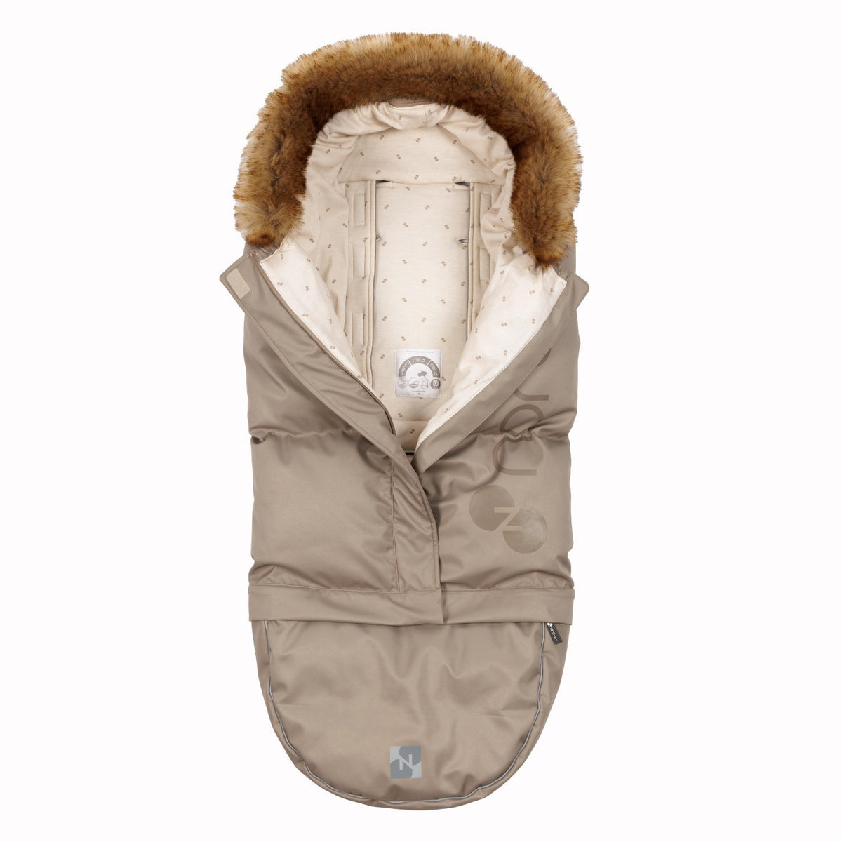 Nordbaby Beige Kørepose Max Nutria
