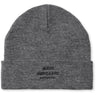Mads Nørgaard Charcoal Melange Match Isak Ambas Logo Beanie